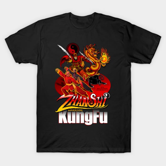 ZhanShi Kung Fu T-Shirt by MyTeeGraphics